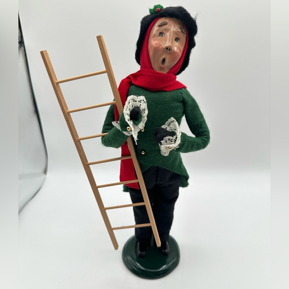 Byers Choice the Carolers with Ladder - created in 1993